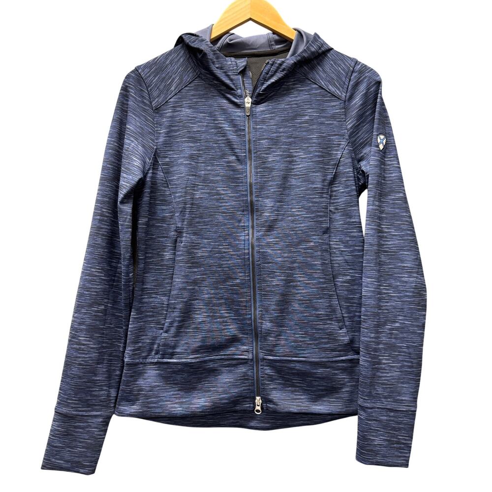 Zero Restriction Golf‎ Jacket Womens Small Blue Esmae Activewear Full Zip + Logo